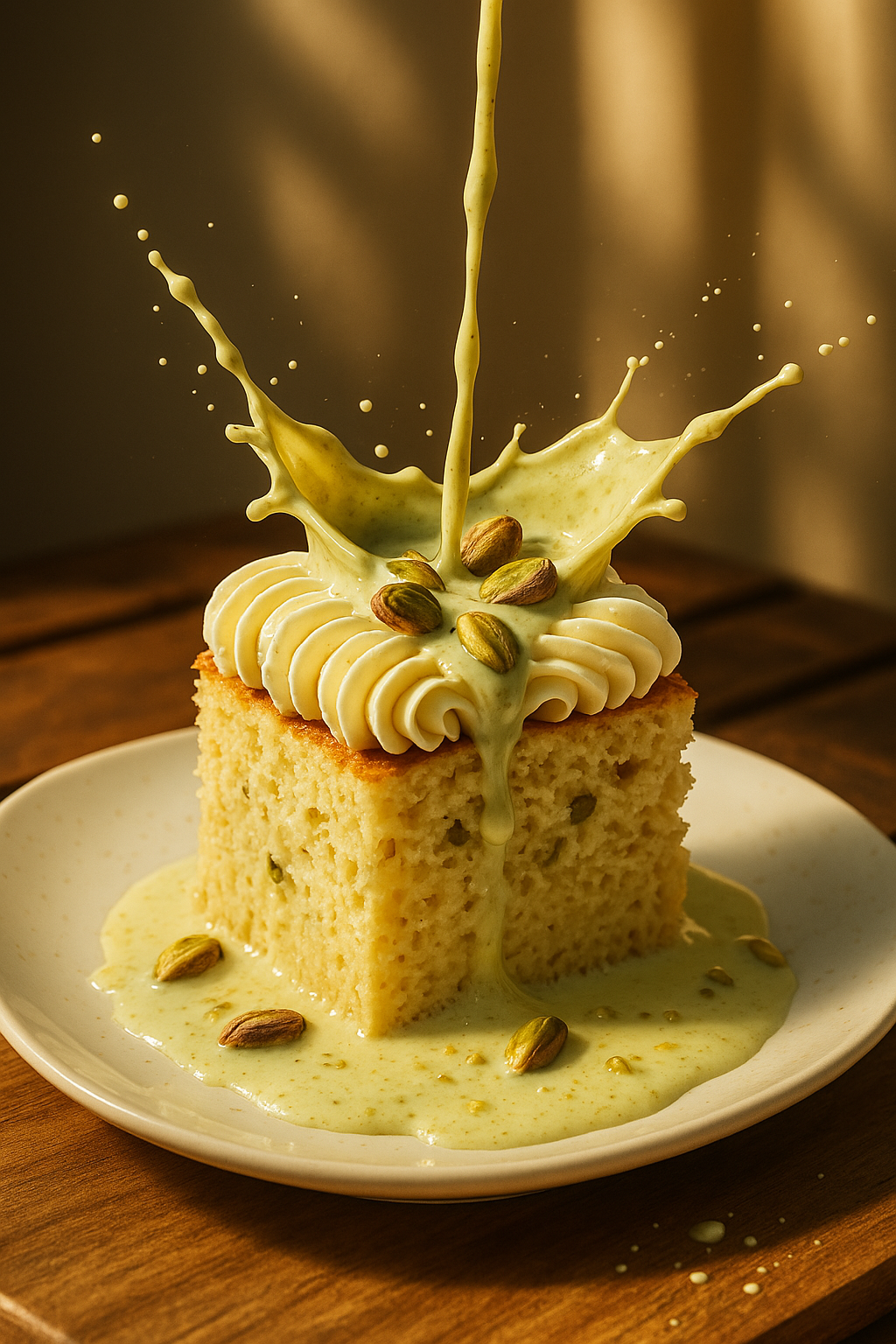 Pistachio Tres Leches Cake