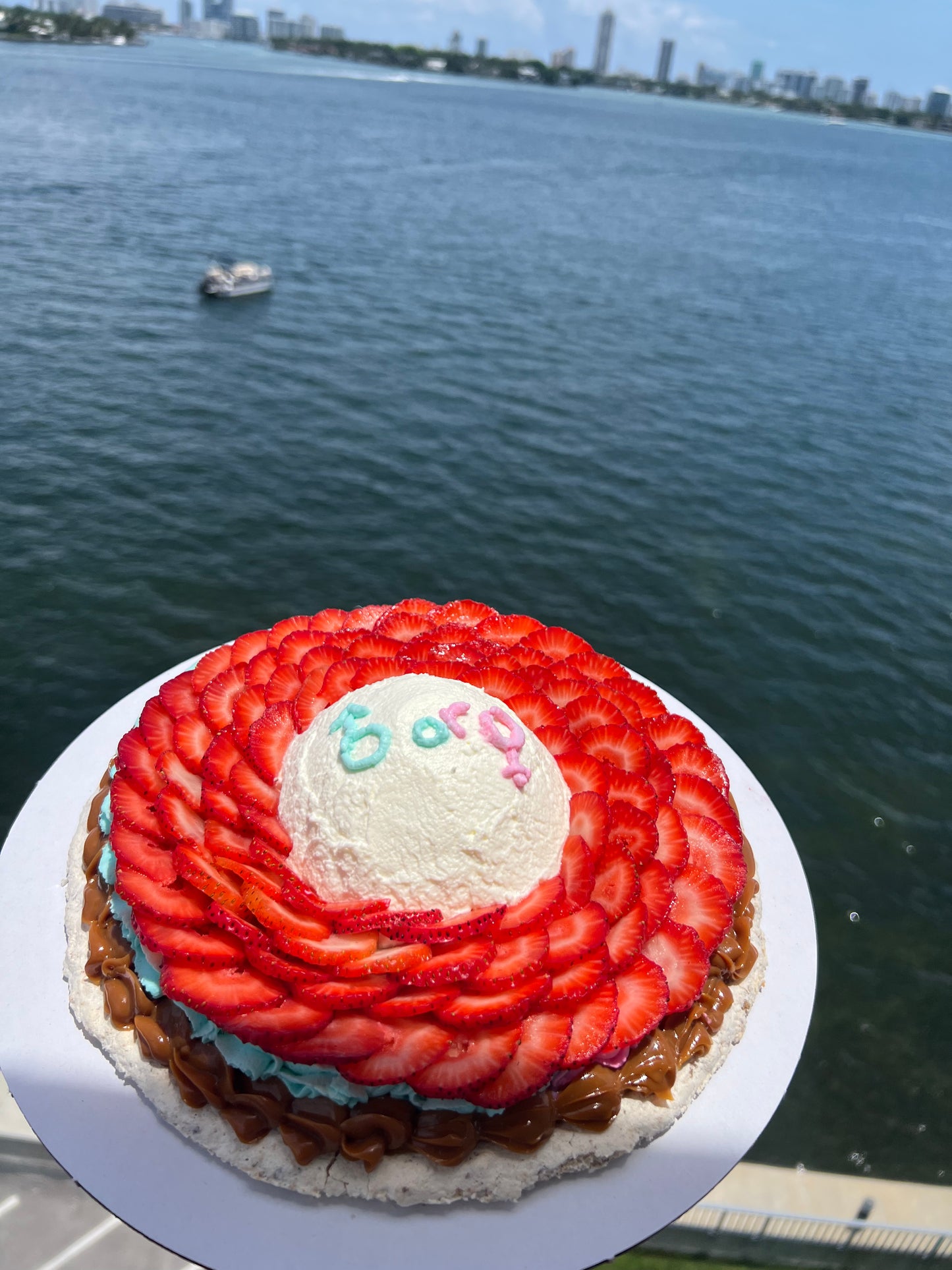 Gender Reveal Pavlova