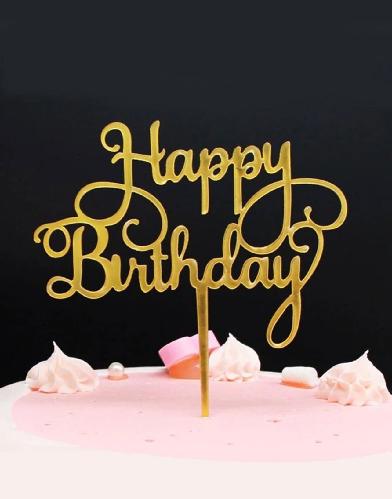 Happy Birthday Cake Topper