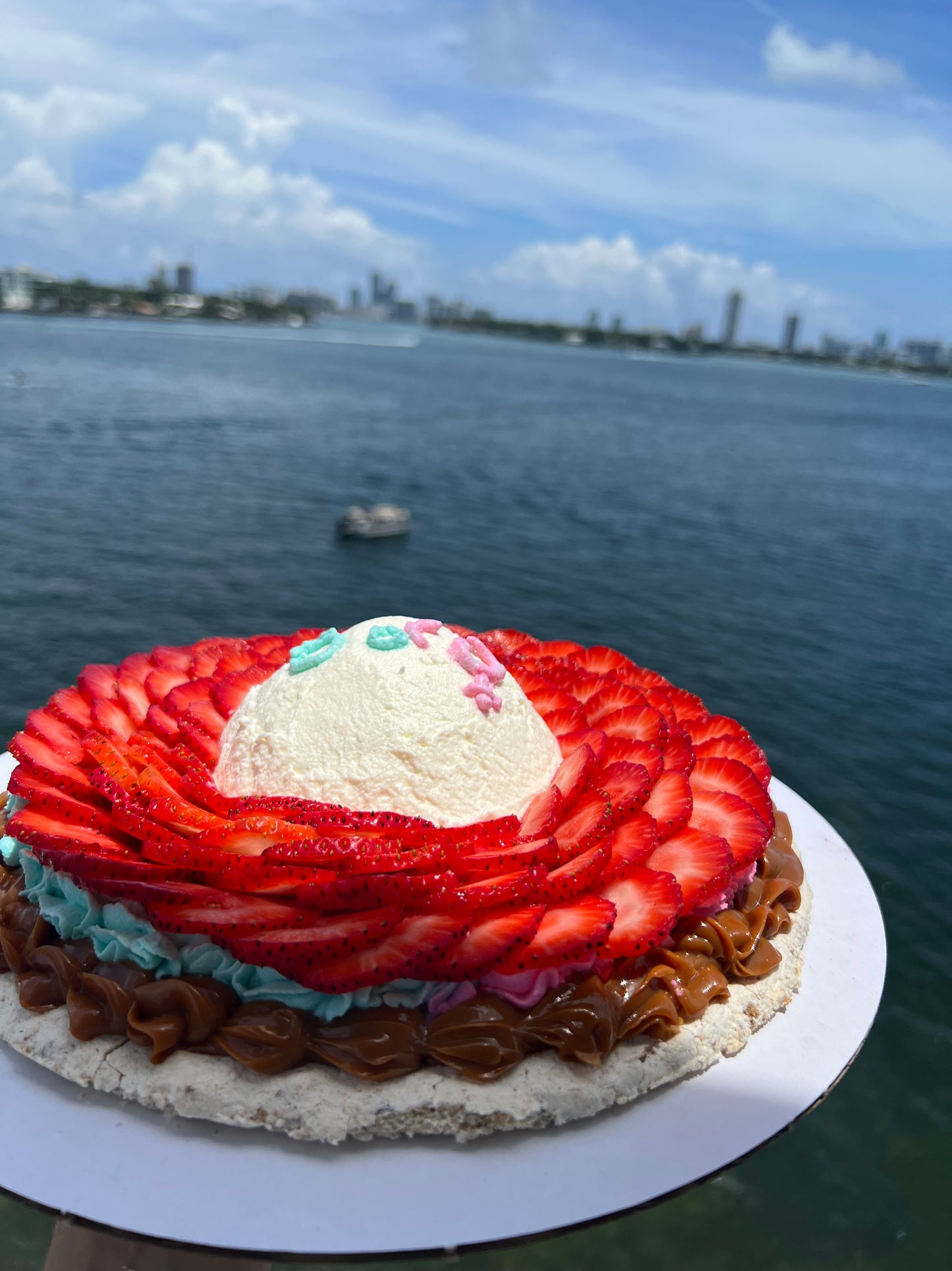Gender Reveal Pavlova