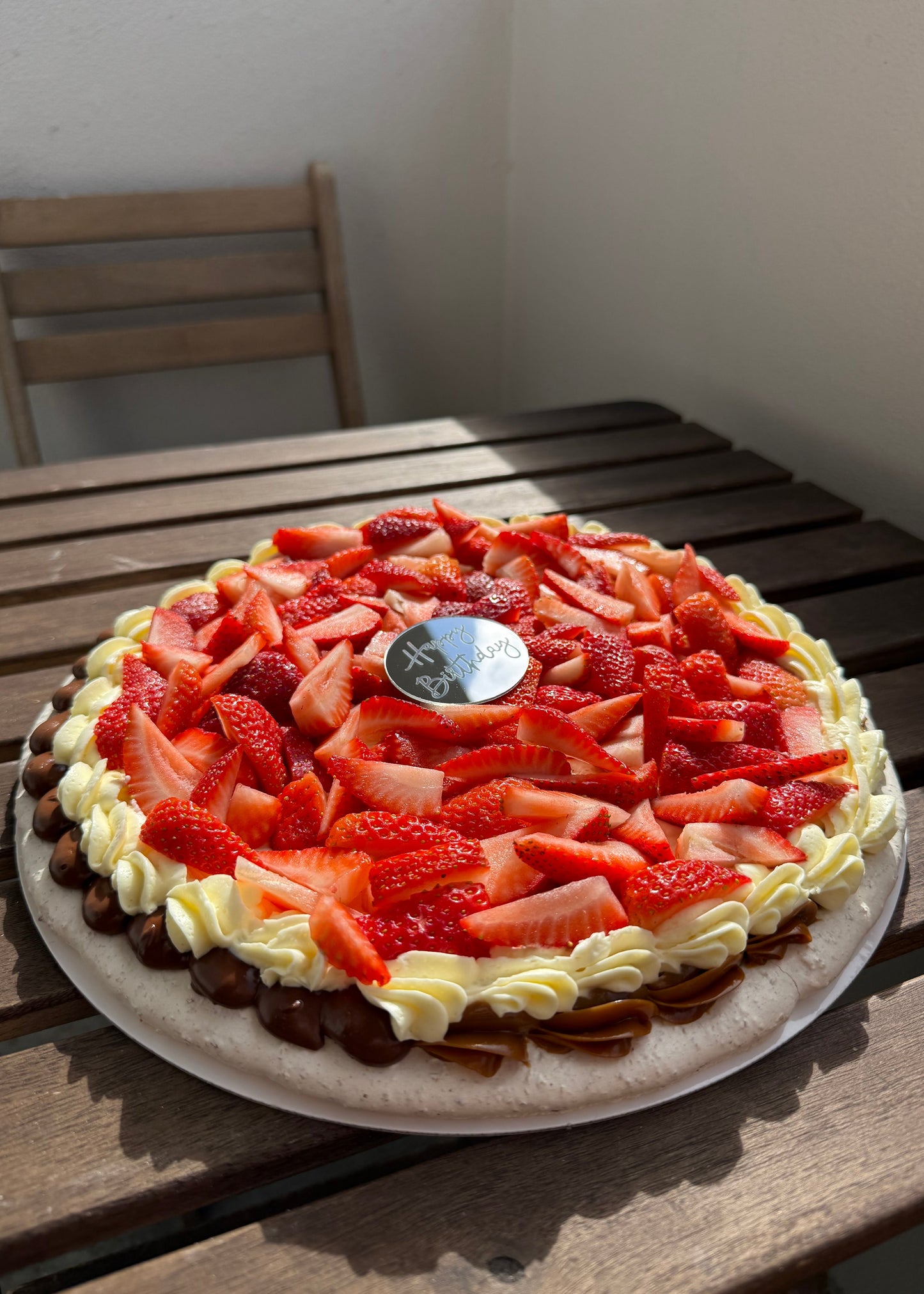 Half and Half Pavlova