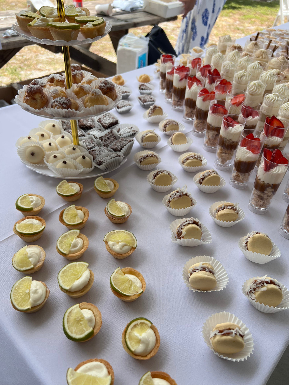 Party size dessert shots by Pavlova by FM in Miami
