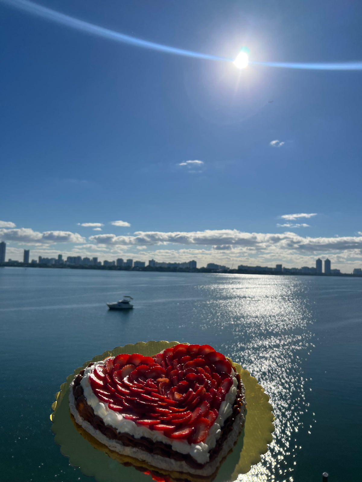 Heart-shaped pavlova by Pavlova by FM in Miami