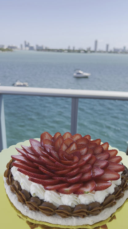 Half and Half Pavlova