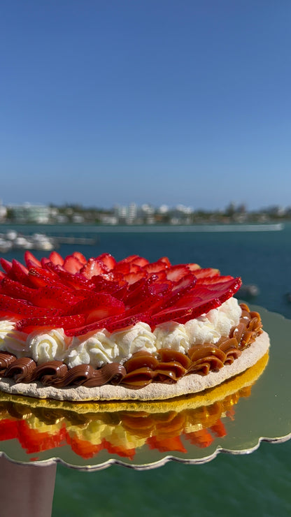 Half and Half Pavlova